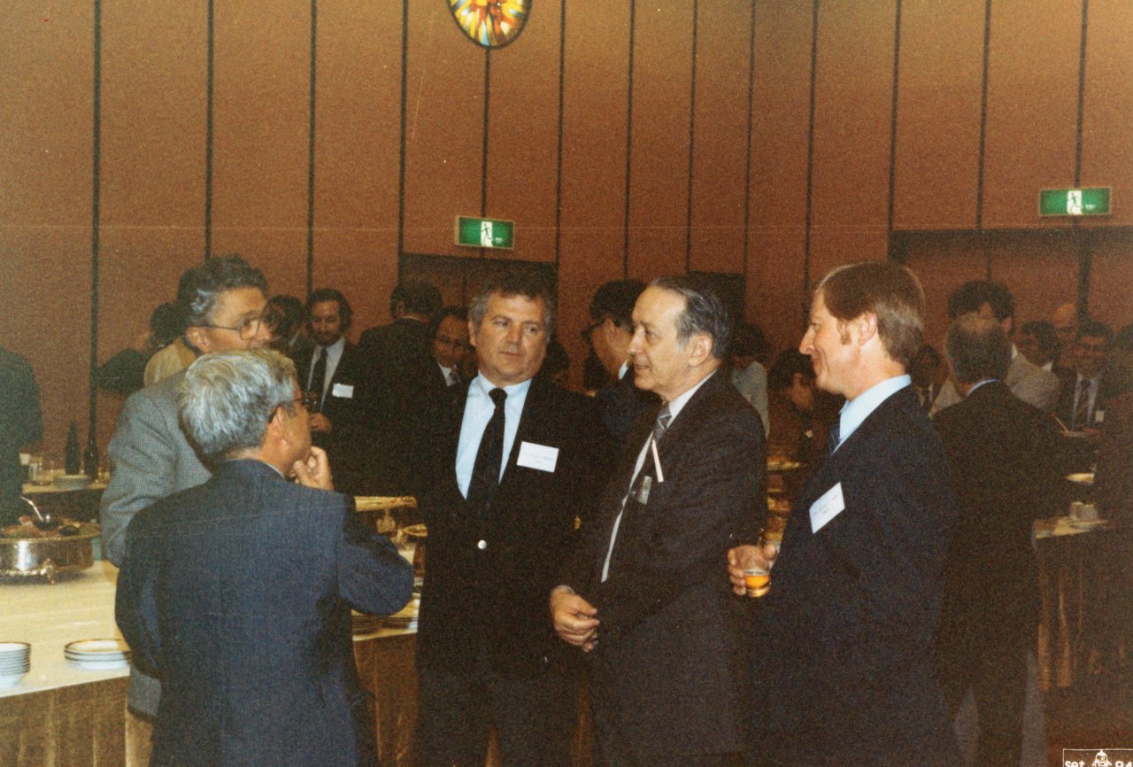 Adrian with colleagues on trip to Japan 1984 3